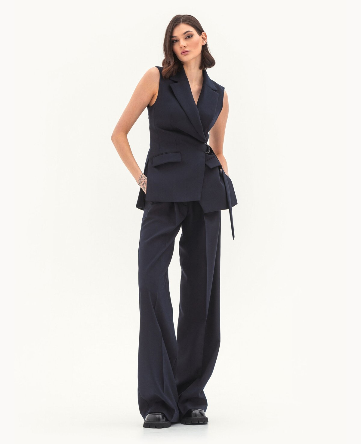 Комплект: жилет и брюки (синий) — изображение 2